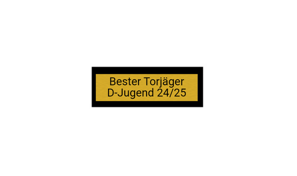 Fußballfigur Kicker P20 - Silber / Schwarz / 15 cm / SM