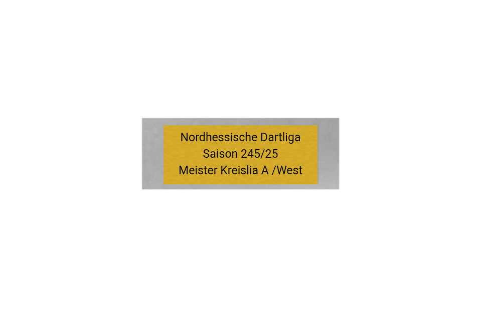 Glas Pokal Dart FG011 - 17 cm / Transparent Schwarz