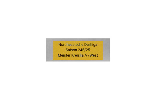 Glas Pokal Dart FG011 - 17 cm / Transparent Schwarz