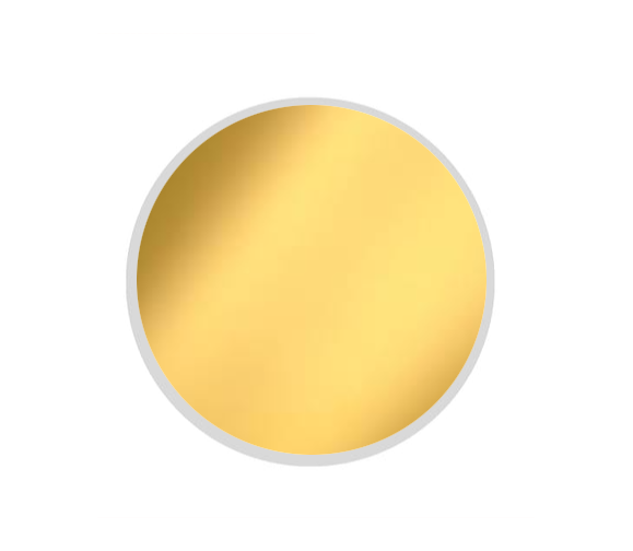 Glas Pokal 137-1 Schild & Emblem - Gold / 19 cm