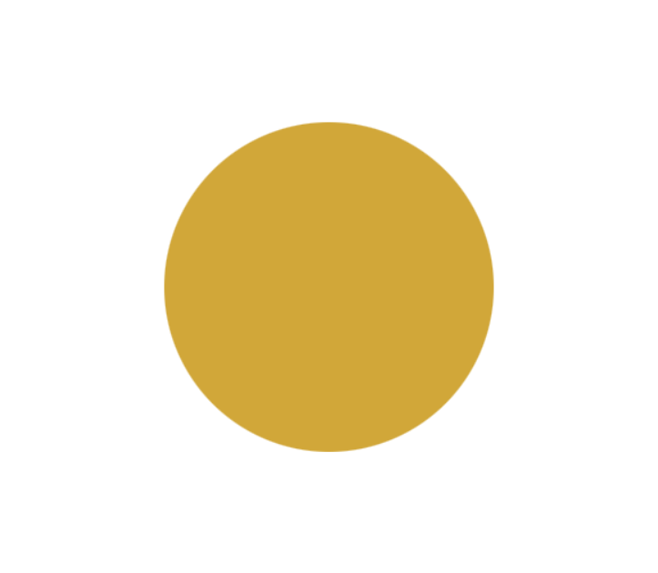 Aluminium-Emblem - 25 mm / Gold/Alu