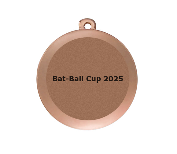Medaille Fußball D112A Ø 50mm - Bronze / 50 mm