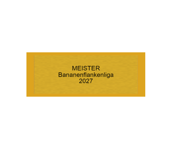 Gravurschild Gold selbstklebend - Gold / 80 x 30 mm