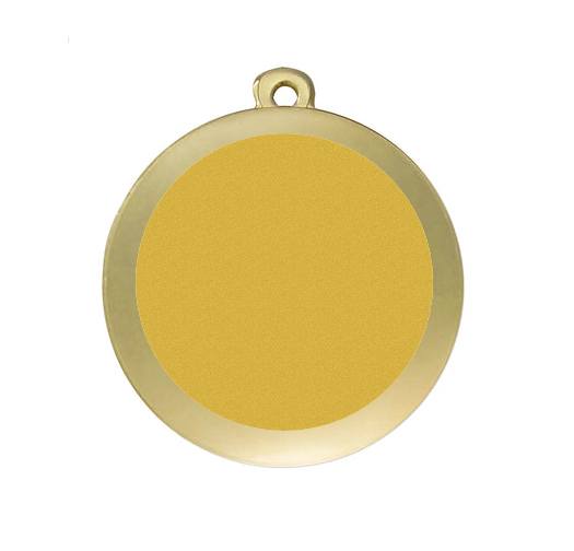 Medaille Fußball D112A Ø 50mm - Gold / 50 mm