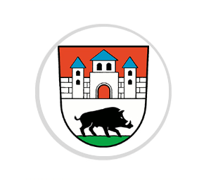 Glastrophäe 136-2 Schild & Emblem - Bunt / 13 cm