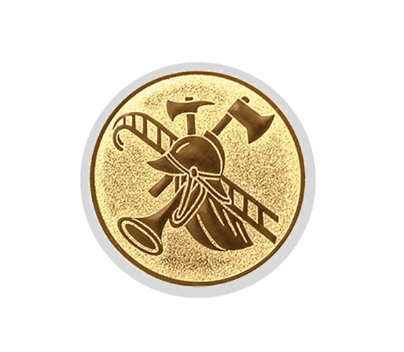 Glas Pokal W341 Schild & Emblem - Glas/Rot / 17 cm