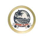 Holz Trophäe Zahl 1,2,3 FX001 - Braun / 3. Platz 19 cm