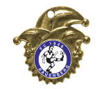 Karnevalsorden F086 - Gold / 45 mm