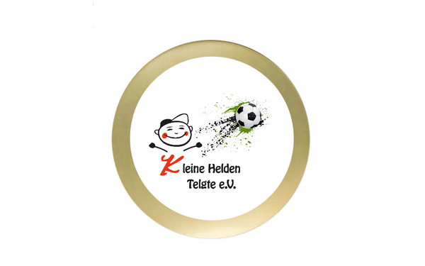 Fussballpokal 3939 - Altgold / 27 cm