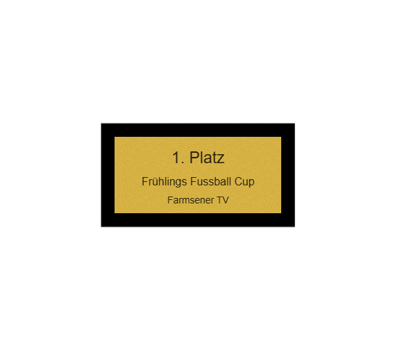 Fußball Pokal 85-3 - Silber Gold / 43 cm