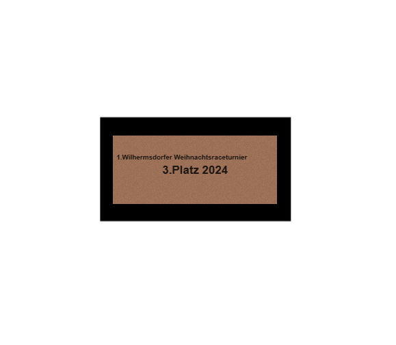 Pokalserie X161 Tischtennis - Silber Mehrfarbig / 25 cm