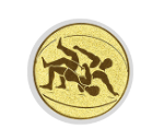 Glas Ständer W19x Schild & Emblem - 21.5 cm / Auswahl Weiß