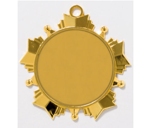 Zamak-Medaille 9229 Ø 70mm - Gold / 70 mm