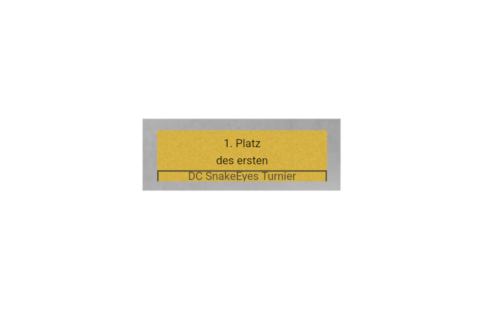 Dart Pokal FG4121 - 19.5 cm / Silber Mehrfarbig