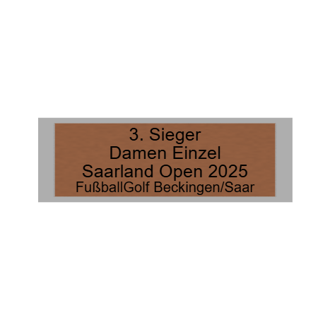 Fußball Pokal 0951 - 28 cm / Gold/Blau