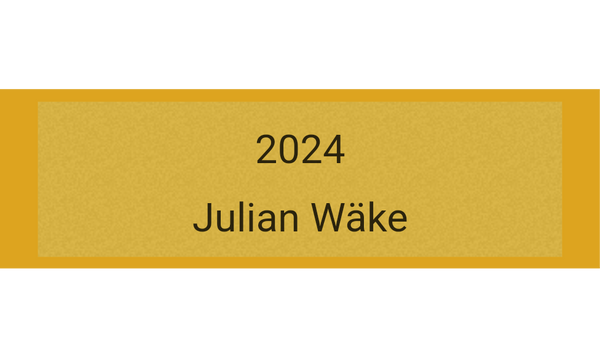 Gravurschild Gold selbstklebend - Gold / 50 x 15 mm