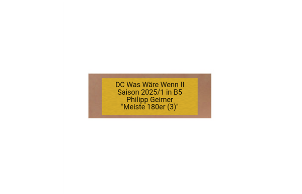 Glas Pokal Dart FG011 - 15 cm / Transparent Schwarz