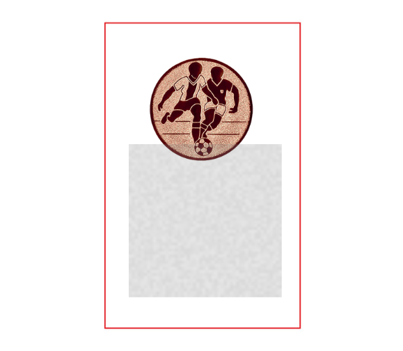 Glas-Holz Award 68198 B-Ware! - Klarglas/Braun / 25 cm / Laser-Gravur