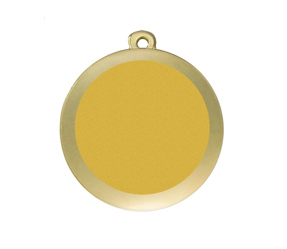 Karnevals Medaille D112K  Ø 50mm - Gold / 50 mm