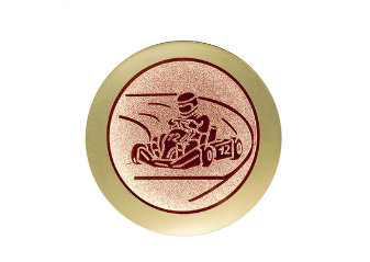 Kart Trophäe FG 303 - Gold Schwarz / 14 cm