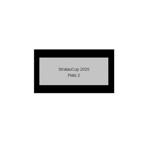 Fußballfigur A450 - Silber Schwarz / 14 cm