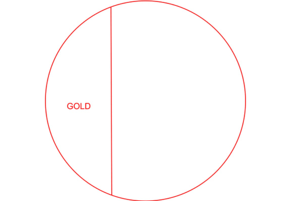 Glas Pokal 171-5 Lasergravur - Gold / 21 cm / Laser-Gravur