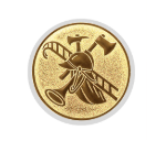 Glas Pokal W341 Schild & Emblem - Glas/Rot / 15 cm