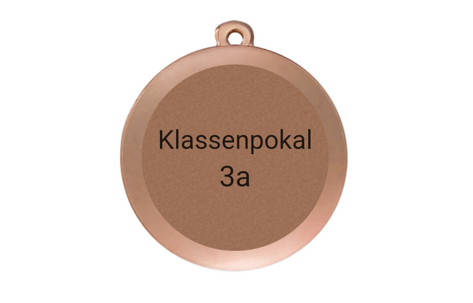 Medaille D108 Pokal Ø 32 mm - Bronze / 32 mm