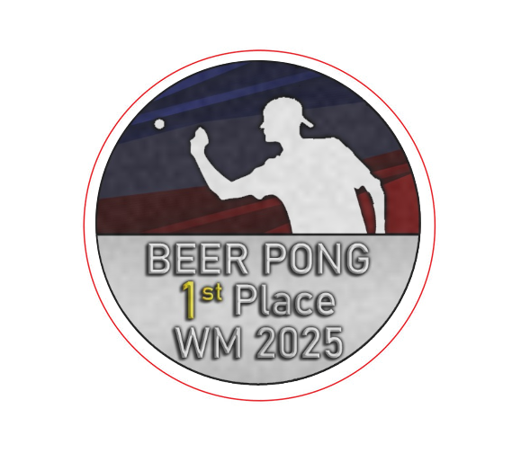 Glasmedaille 67315 Ø 70 mm - Blau / 70 mm