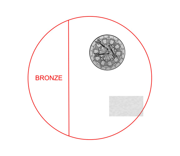 Glas Pokal 171-5 Lasergravur - Transparent / 17 cm / Bronze / Laser-Gravur