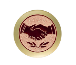 Fußball Pokal 3940 - 15 cm / Altgold