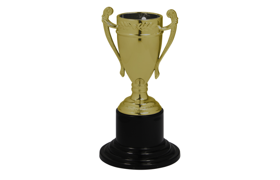 Mini Pokal DC001 SM - 10 cm / Gold