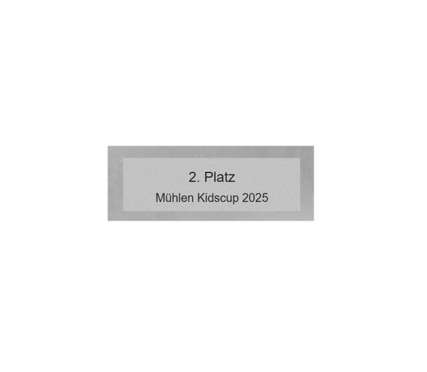 Fussball Pokal PFS_004 - 22.5 cm / Silber Mehrfarbig