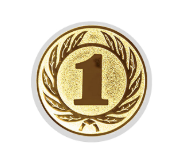 Glas Pokal 3526 Schild & Emblem - Transparent / 15 cm