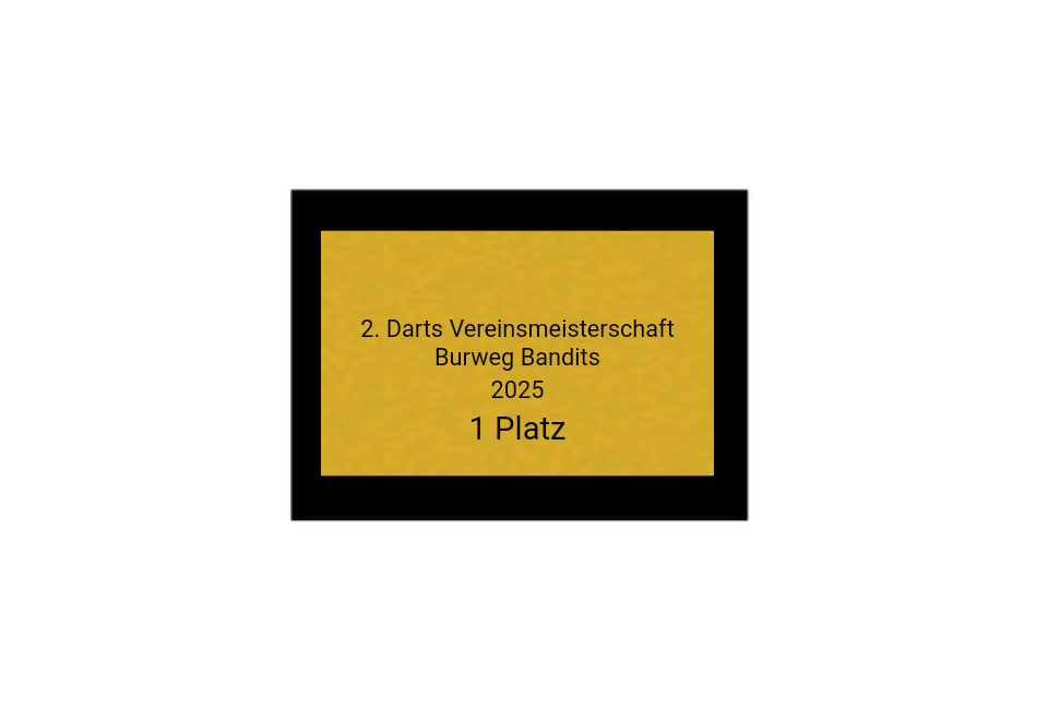 Pokalserie X161 Dart - Silber Mehrfarbig / 29.5 cm