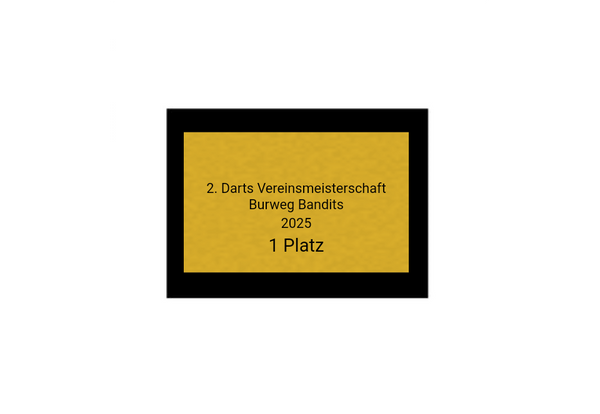 Pokalserie X161 Dart - Silber Mehrfarbig / 29.5 cm
