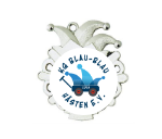 Karnevals Medaille D54-S - Silber / 50x56x2mm