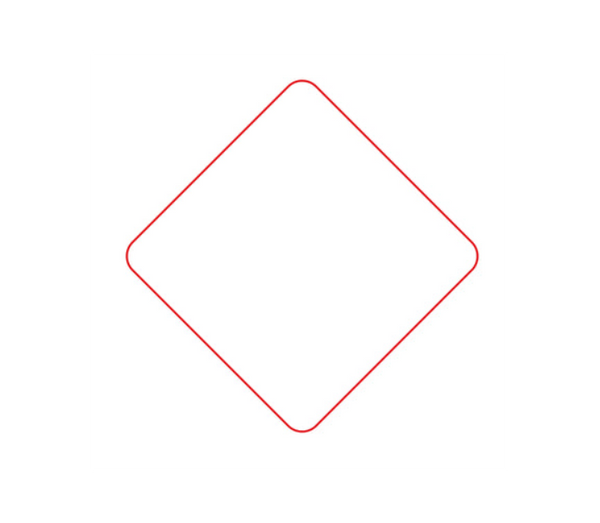 Holz Medaille "eckig hochkant" aus Eiche - Eiche-Furnierholz / 60 mm / Laser-Gravur