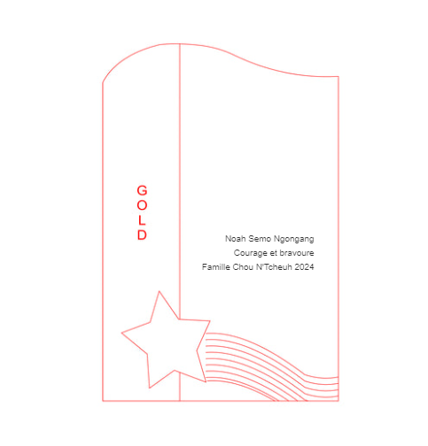 Glas Pokal 137-1 Lasergravur - Gold / 19 cm / Laser-Gravur