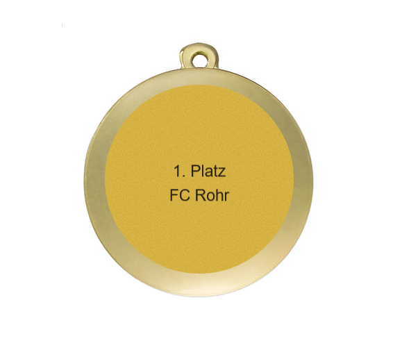 Medaille Fußball BS.ME75 50 mm - Gold / 50 mm