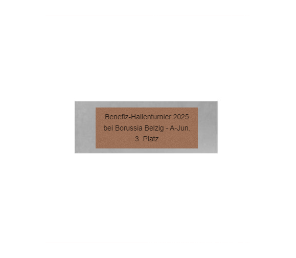 Fußball Pokal FG401 - Silber Mehrfarbig / 27 cm