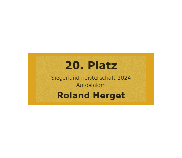 Gravurschild Gold selbstklebend - Gold / 60 x 25 mm