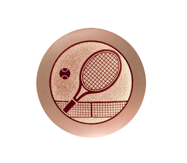 Glas Ständer Schild & Emblem - 17.5 cm / Auswahl Weiß