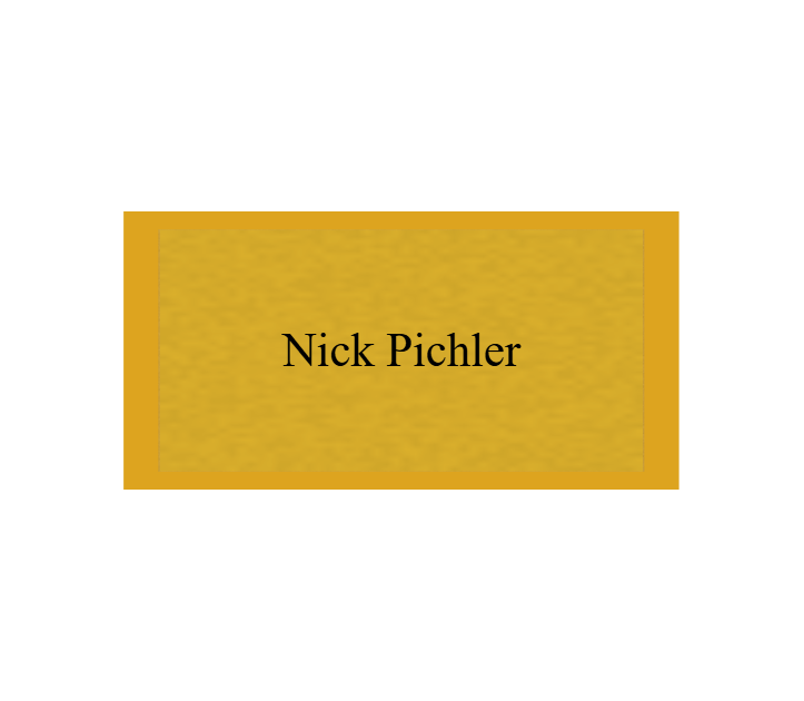 Gravurschild Gold selbstklebend - Gold / 50 x 25 mm