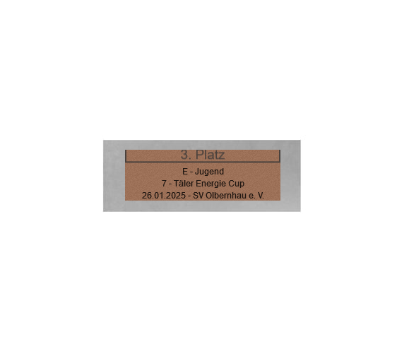 Fußball Pokal FG401 - Silber Mehrfarbig / 19.5 cm