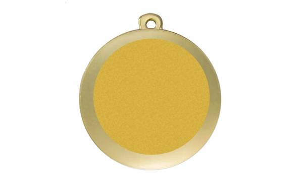 Medaille Fußball D112A Ø 50mm - Gold / 50 mm
