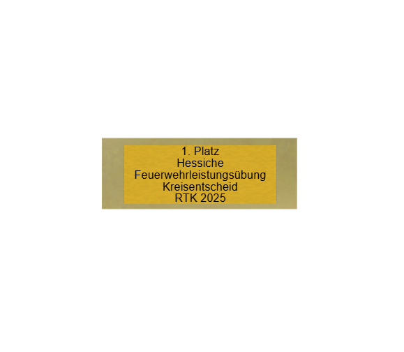 Glas Pokal Feuerwehr FG039 - 19 cm / Transparent Schwarz