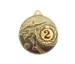 Medaille Fußball 396 Ø 50 mm - Gold / 50 mm
