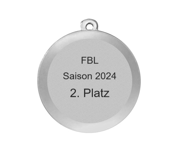 Medaille Basketball  MMC6850 - Silber / 50 mm
