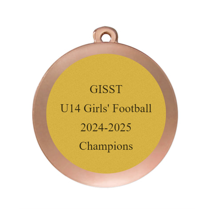 BS.ME111 Medaille Fußball Frauen Ø 45mm - Bronze / 45 mm
